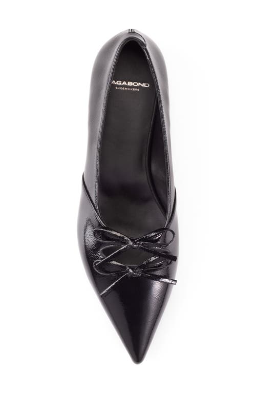 Vagabond Shoemakers Hermine Pointed Toe Flat In Black