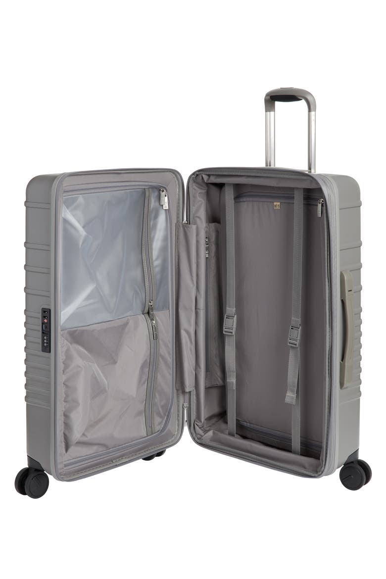 The Medium Check-In Roller suitcase, Alternate, color, GREY