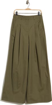 Derek Lam 10 Crosby Juliana Wide Leg Pleated Pants
