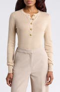 L'AGENCE Ronda Henley Pullover Sweater