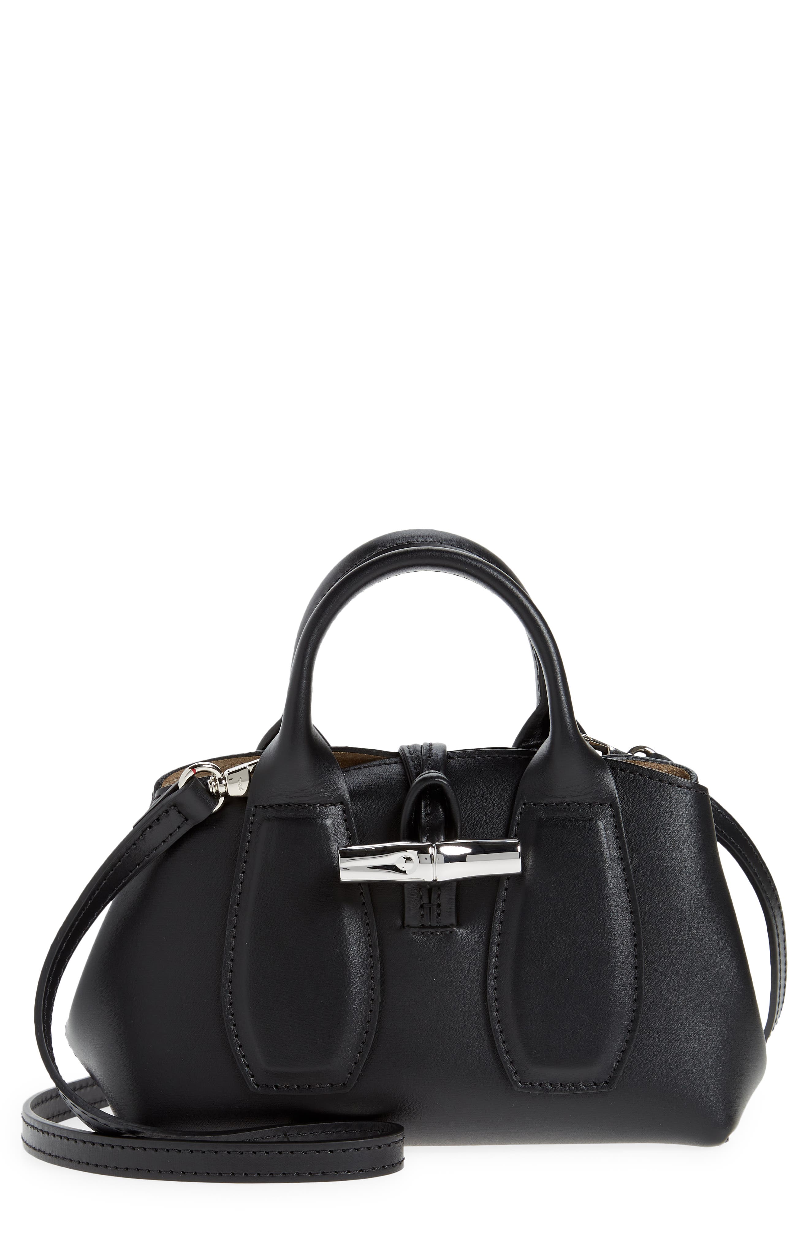 Longchamp Extra Small Roseau Leather Tote, Main, color, 