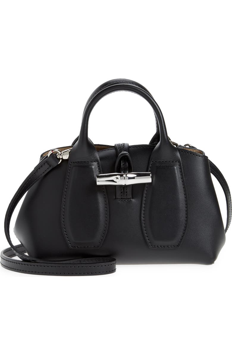 Longchamp Extra Small Roseau Leather Tote, Main, color,