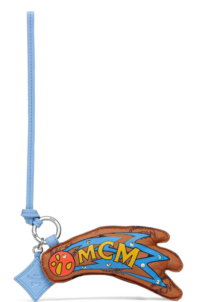 MCM Aren Celestial Charm in Monogram Recycled Nylon, Main, color, 