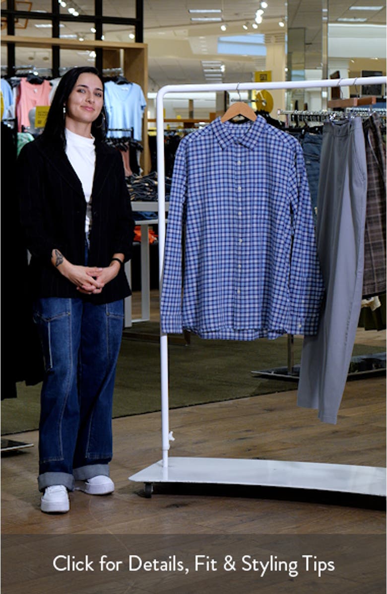 Overlook Regular Fit Plaid Cotton Madras Button-Up Shirt, sales video thumbnail