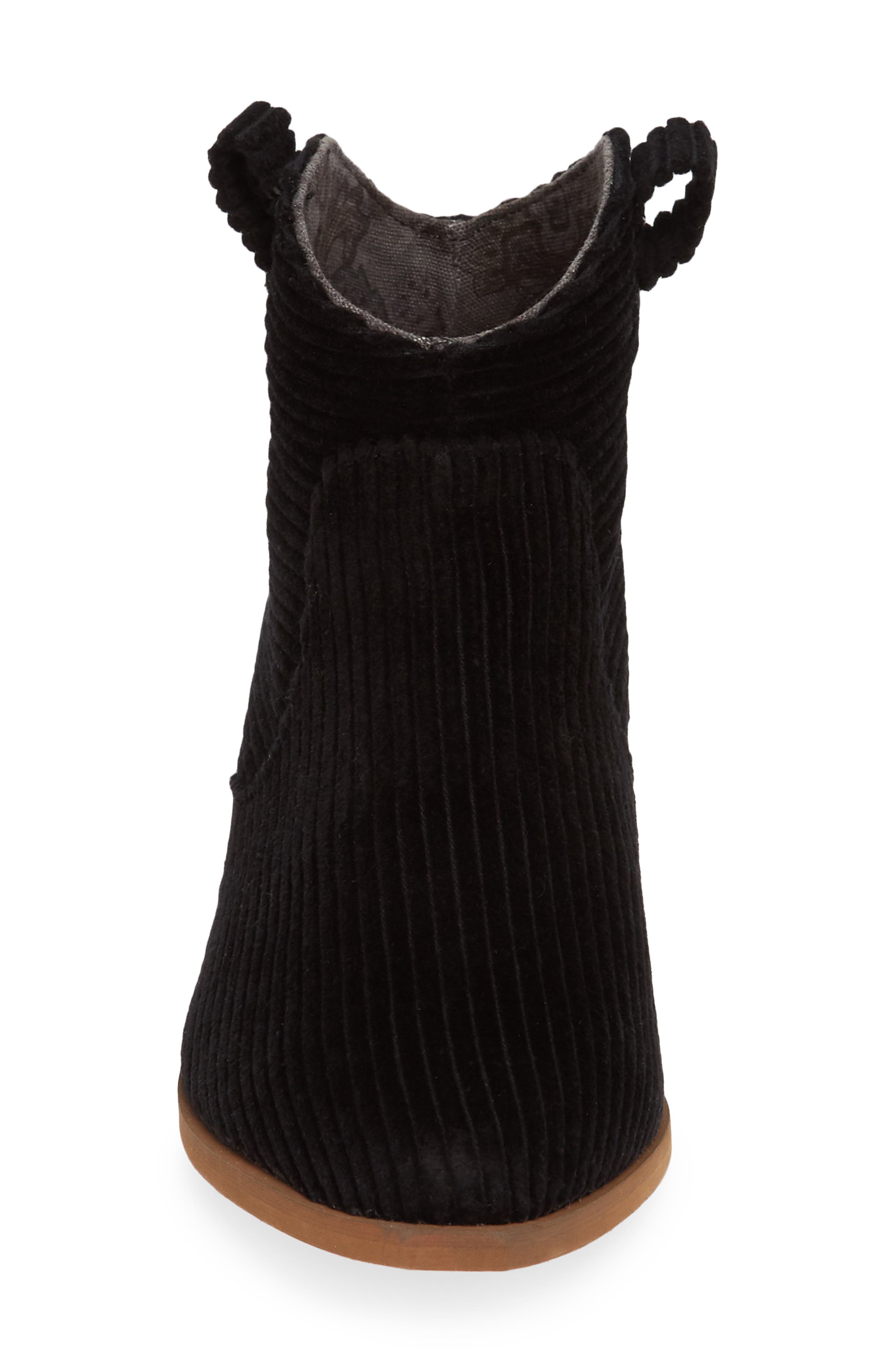 Band of Gypsies Delta Corduroy Bootie, Alternate, color, BLACK WASHED CORDUROY