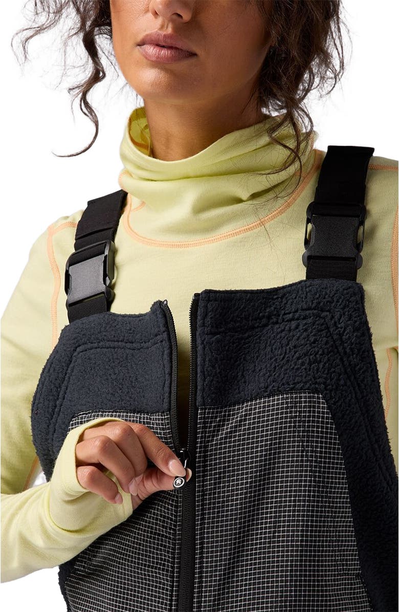 Backcountry Wander Pile-Fleece Overall - Women's, Alternate, color, Black