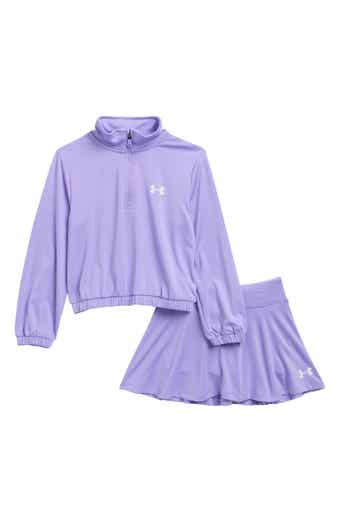 Kids' Quarter Zip Pullover & Skirt Set