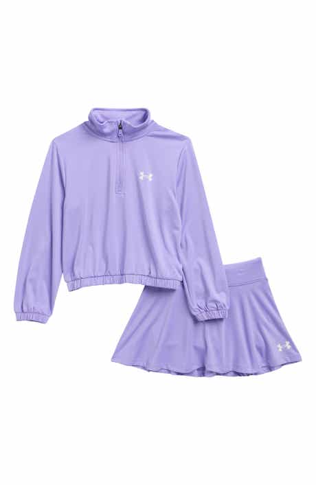 Kids' Quarter Zip Pullover & Skirt Set