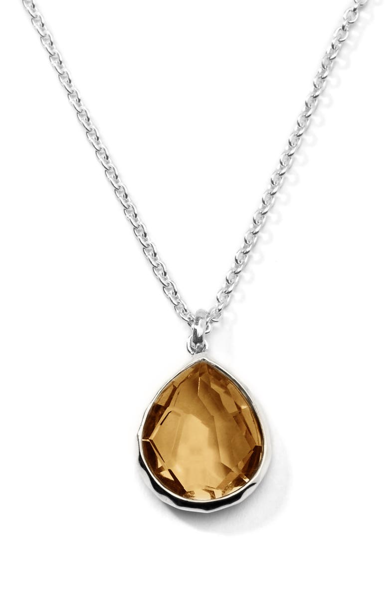 Ippolita Rock Candy Citrine Pendant Necklace, Main, color, 