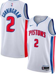 Nike Unisex Nike Cade Cunningham White Detroit Pistons Swingman Jersey - Association Edition