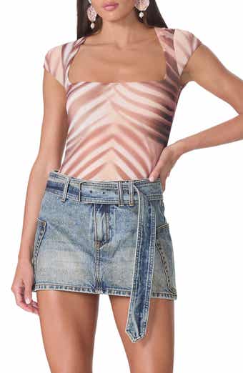 Winona Square Neck Cap Sleeve Top