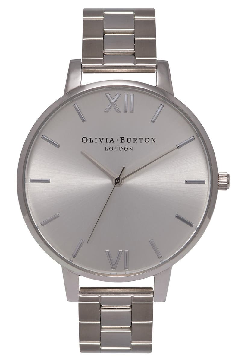 Olivia Burton Big Dial Bracelet Watch, 38mm, Main, color, 