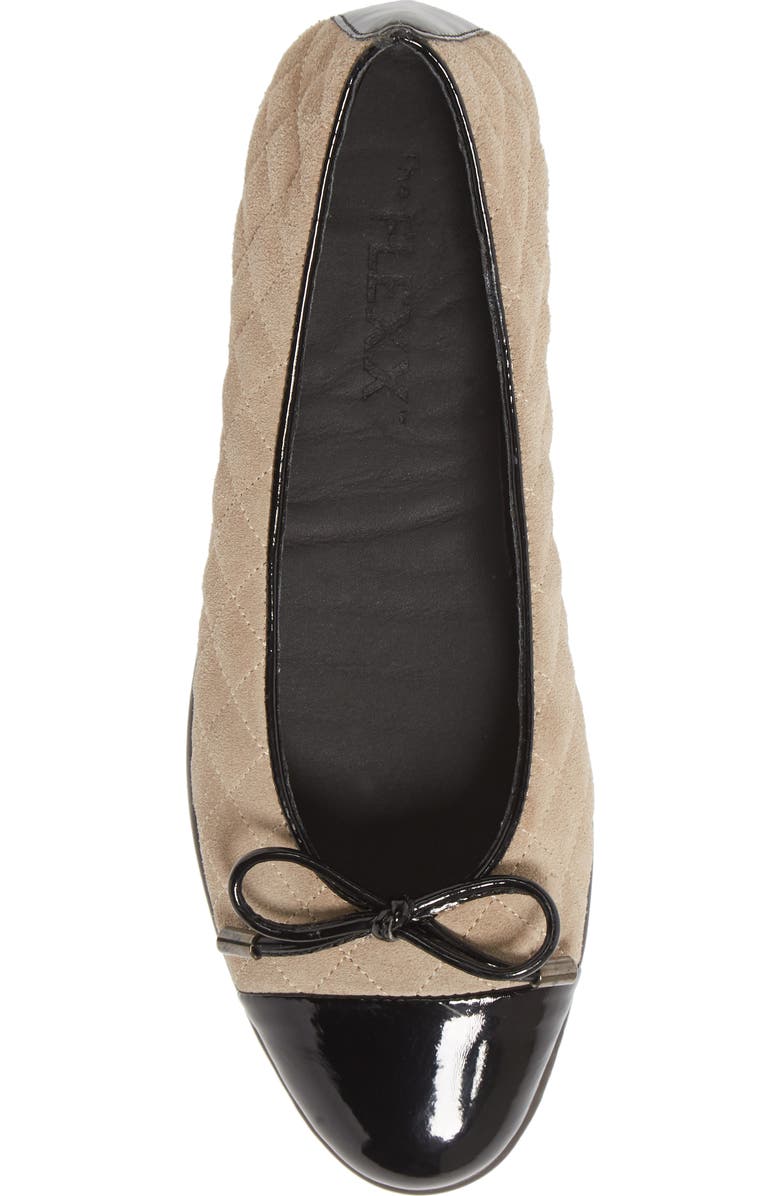 The FLEXX Riseco Quilted Ballet Flat, Alternate, color,