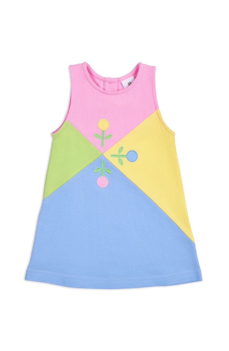 Florence Eiseman Knit Dress With Flowers, Main, color, Multicolor