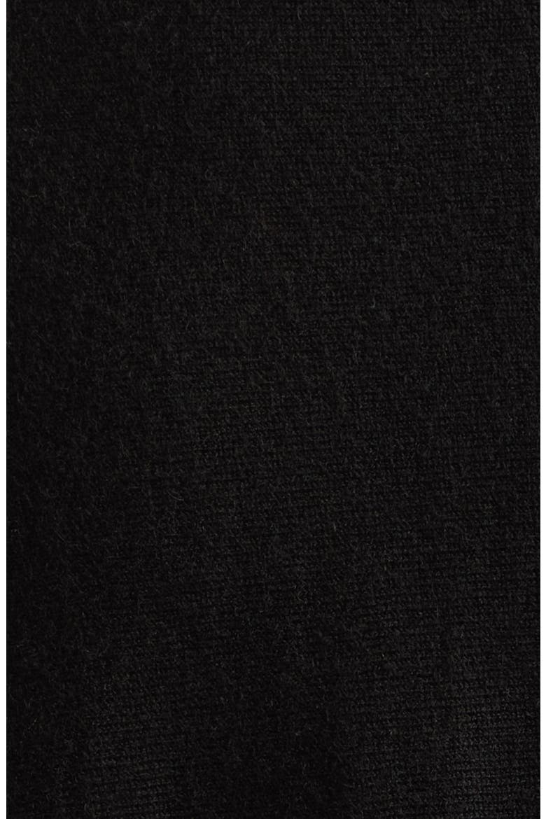 Norie Cashmere Polo Sweater, Alternate, color, BLACK