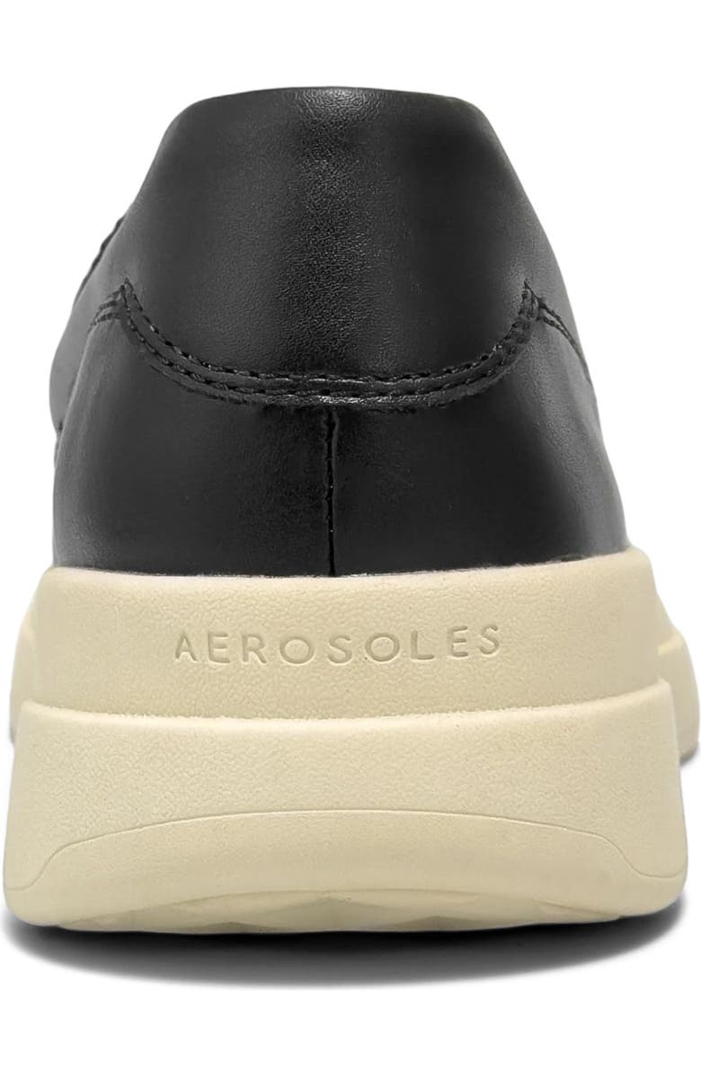 Aerosoles Felice Croc Embossed Sneaker, Alternate, color, Black