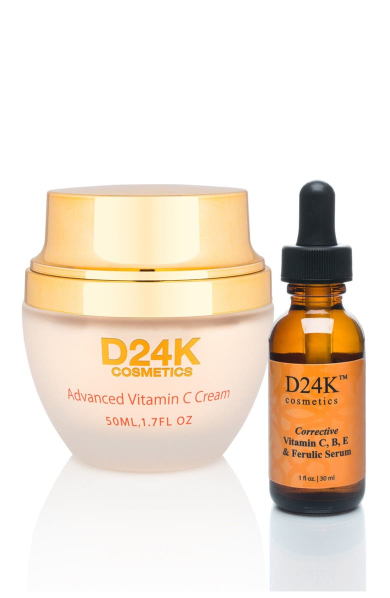D24K Retinol Repair Advanced Vitamin C Cream & Serum, Main, color, 