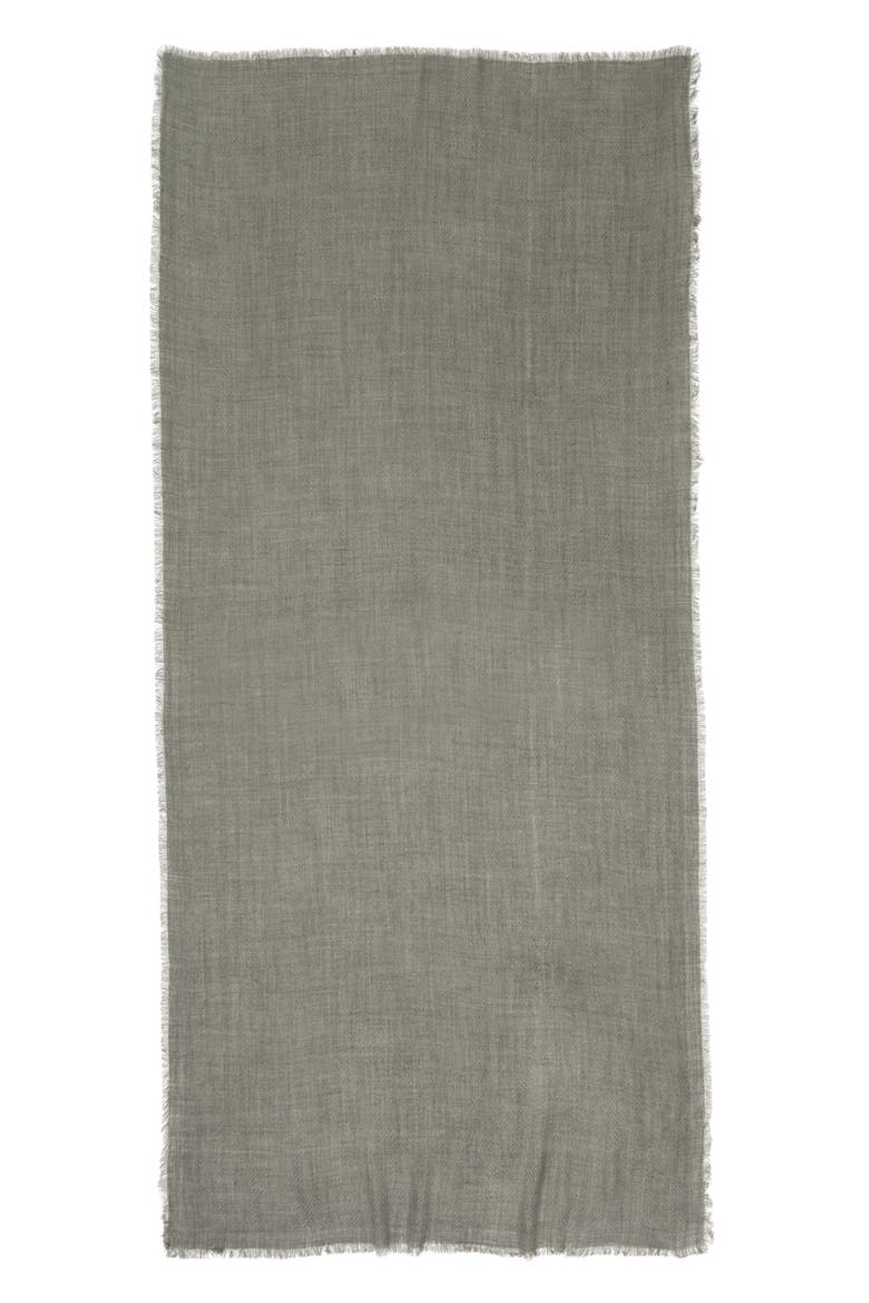 Herringbone Burlap Scarf, Alternate, color, GREY LIGHT HEATHER