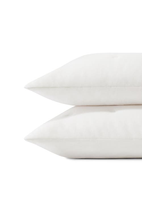 Cozy Earth Set Of 2 Wrinkle Resistant Pillowcases In White