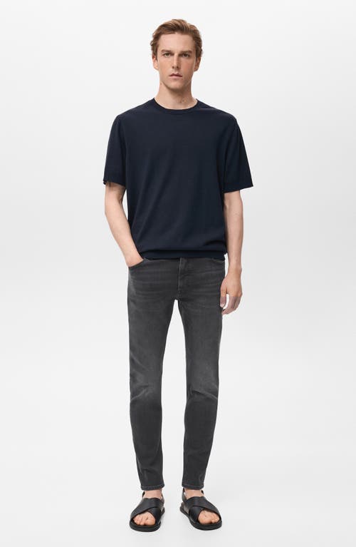 Mango Jude Skinny Jeans In Gray