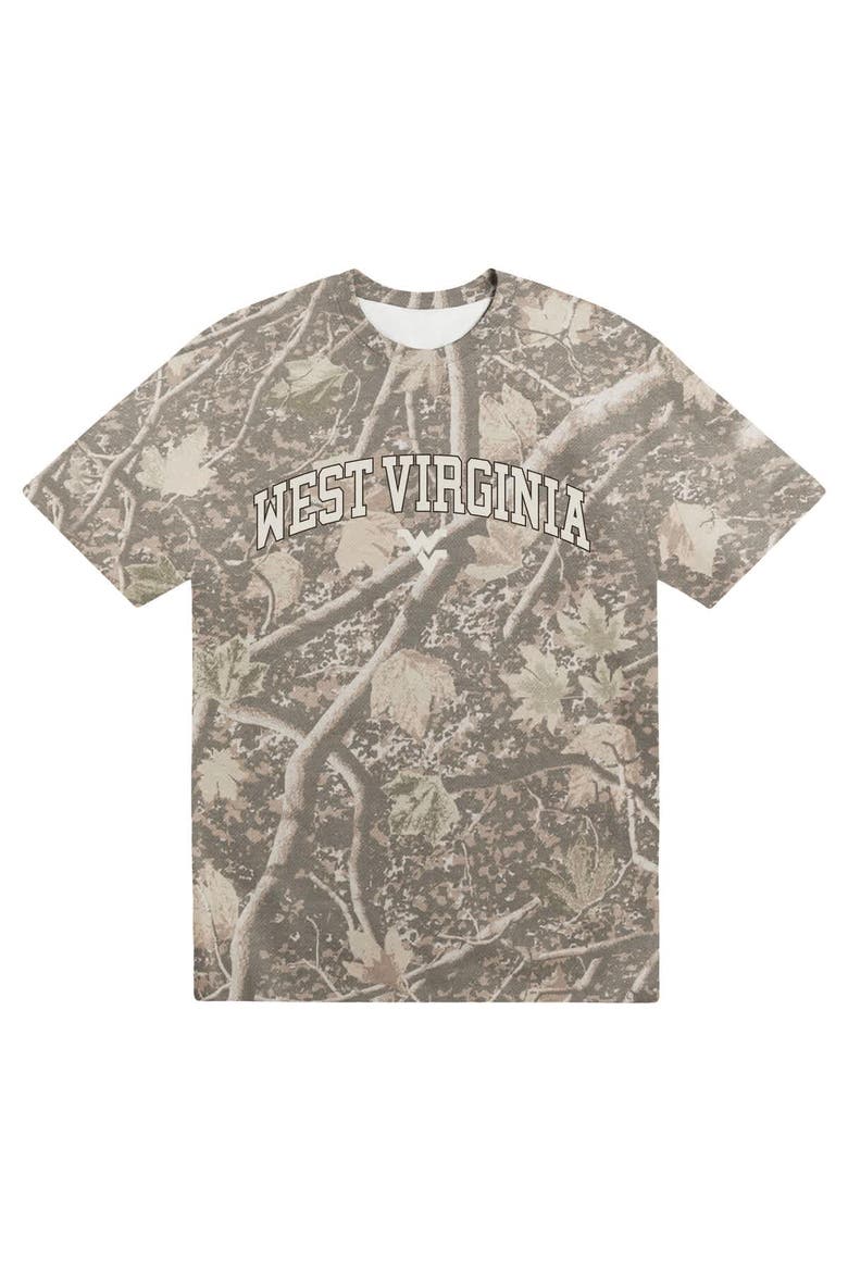 Men's Uscape Apparel  Camo West Virginia Mountaineers Back Bay Heavyweight T-Shirt, Main, color, Camo