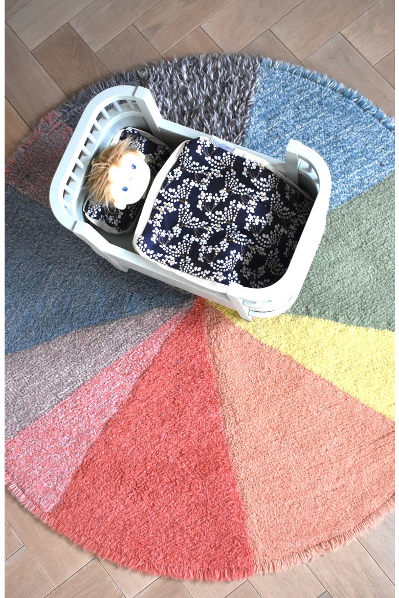 Pie Chart Rug, Alternate, color, PINK MULTI