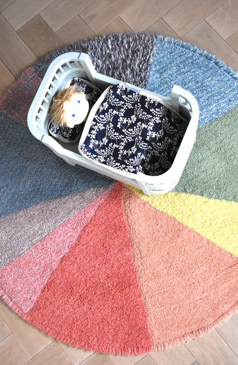 Lorena Canals Pie Chart Rug, Alternate, color, Pink Multi