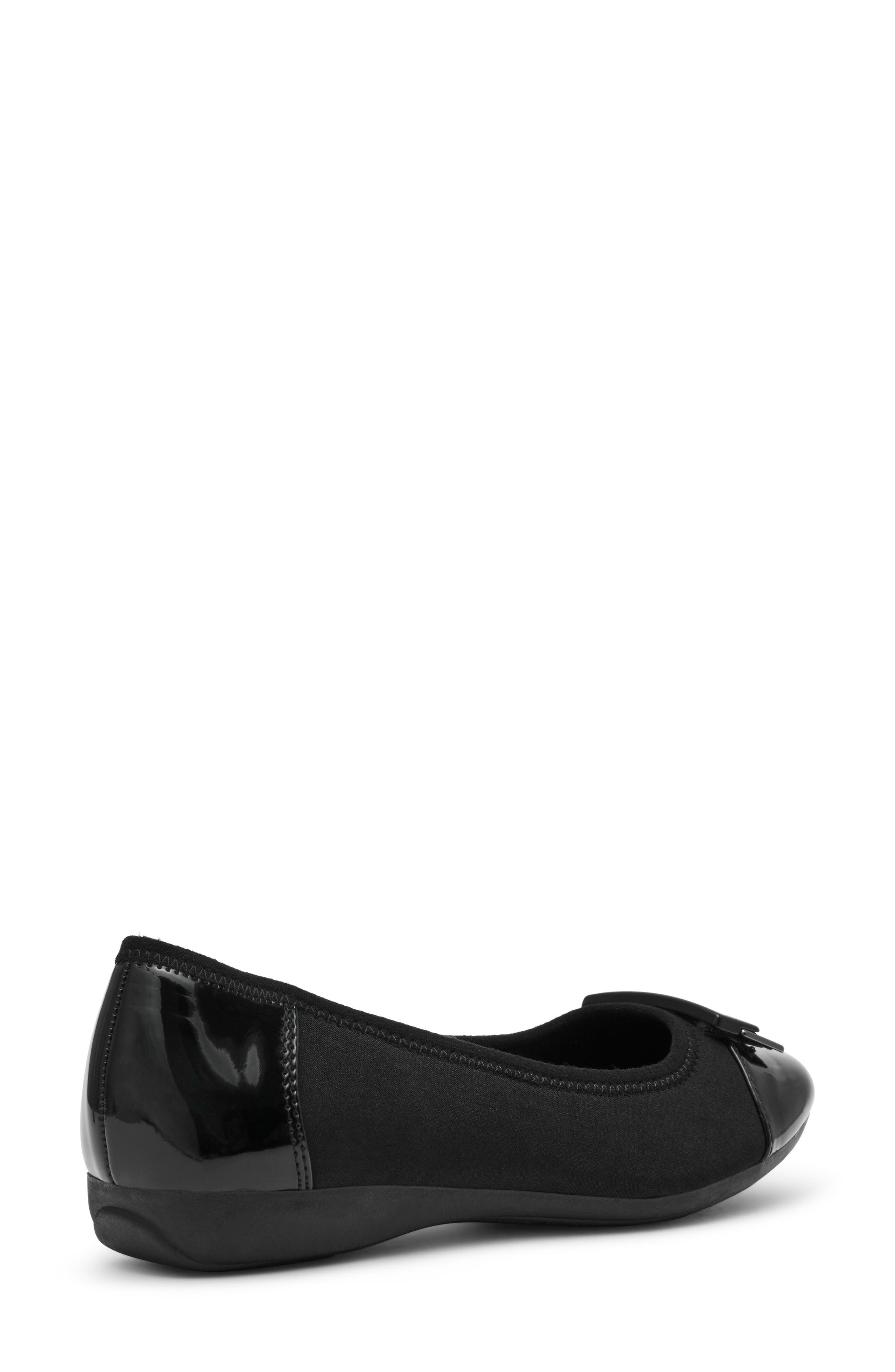 Akuna Cap Toe Flat, Alternate, color, BLACK RAFFIA