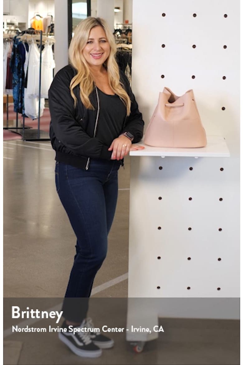 Faux Leather Drawstring Backpack video