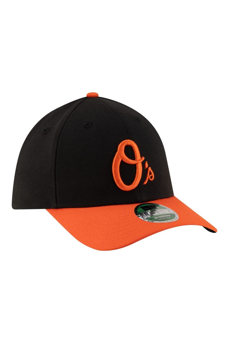 Men's New Era  Black Baltimore Orioles Alternate Player Replica 39THIRTY M-Crown Flex Hat, Alternate, color, Black