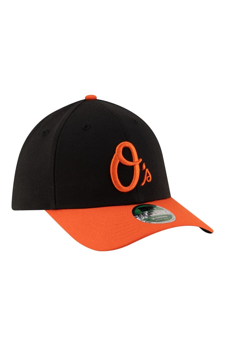 New Era Men's New Era Black Baltimore Orioles Alternate Player Replica 39THIRTY M-Crown Flex Hat, Alternate, color, Black