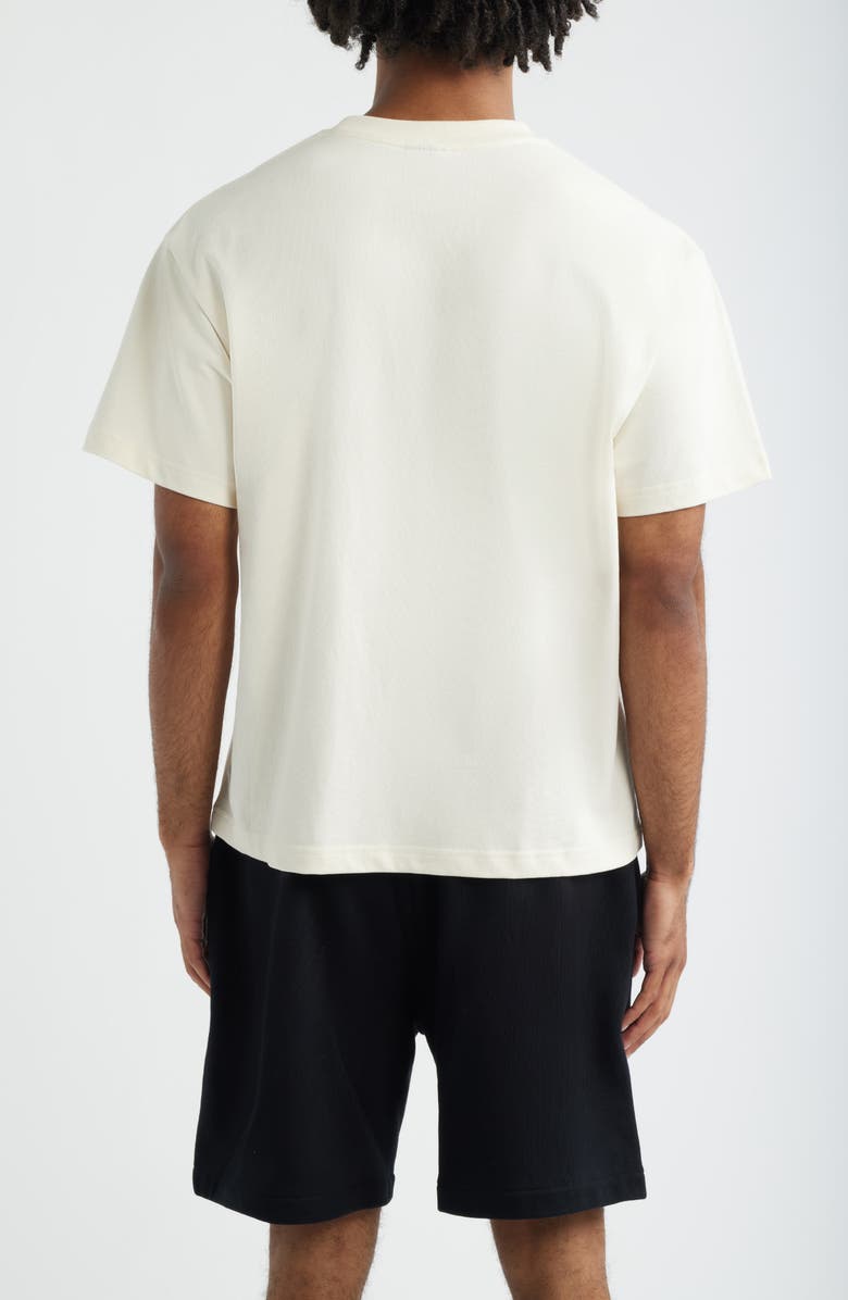 SANTO STUDIO Connections Graphic Cotton T-Shirt, Alternate, color, Cream