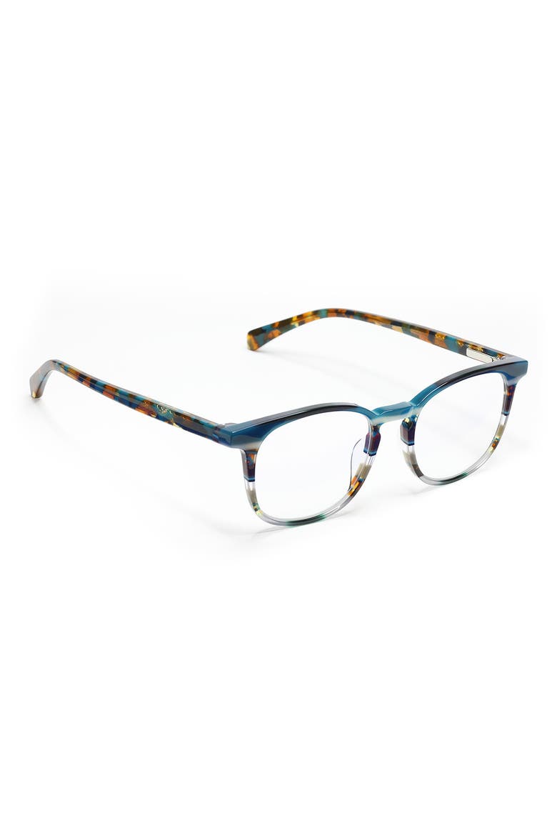 Boardroom 50mm Reading Glasses, Alternate, color, TEAL MULTI/ CLEAR