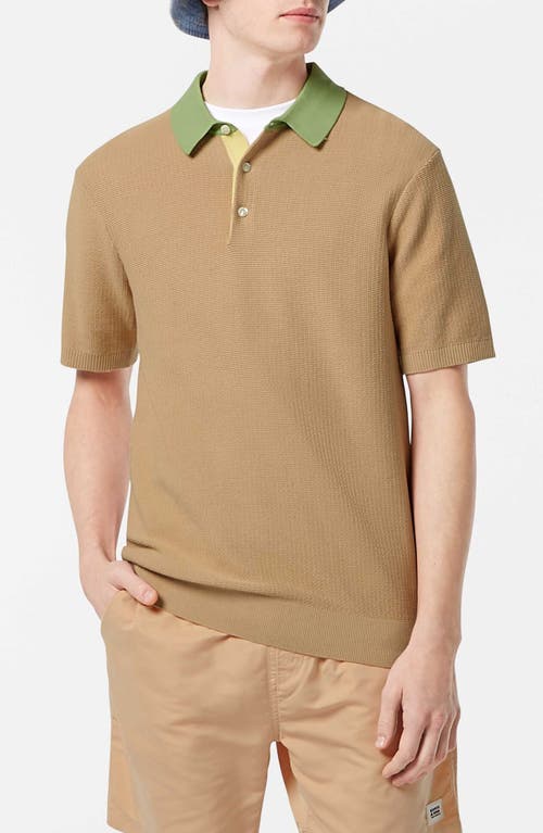 SCOTCH & SODA SCOTCH & SODA TEXTURED COTTON KNIT POLO