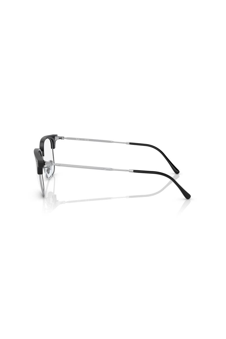 53mm Square optical glasses, Alternate, color, Black