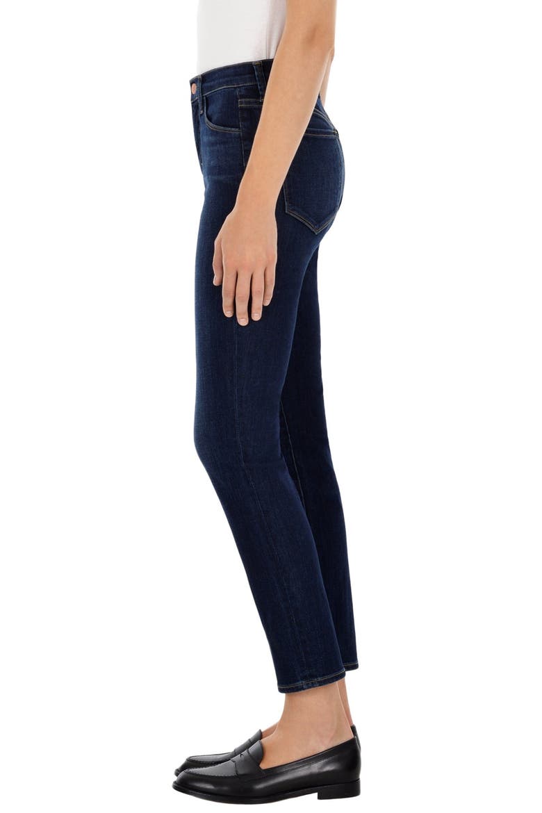 'Cameron Corset' High Rise Ankle Skinny Jeans, Alternate, color, EXPOSED
