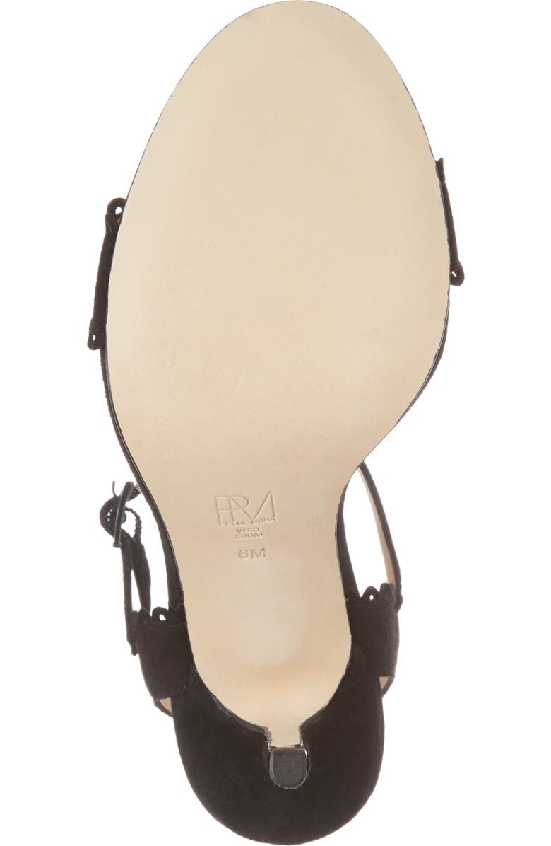 Pelle Moda Karen Scallop Ankle Strap Sandal, Alternate, color,