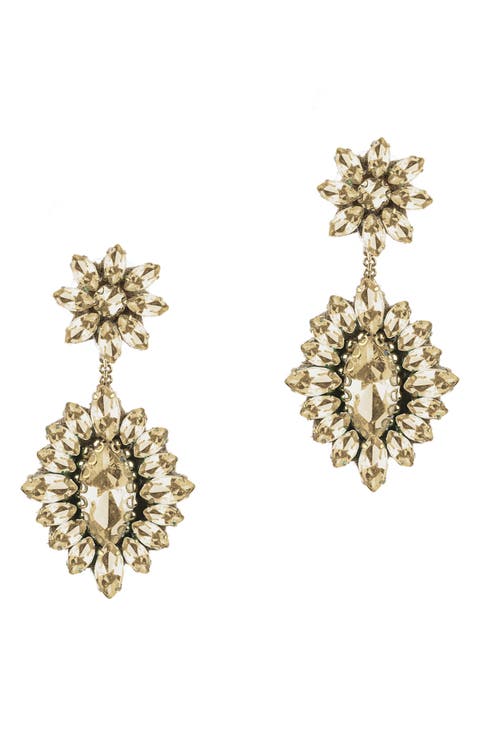 Alianah Crystal Drop Earrings