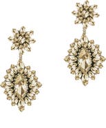 Deepa Gurnani Alianah Crystal Drop Earrings