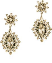 Deepa Gurnani Alianah Crystal Drop Earrings