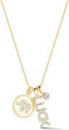 SPHERA MILANO CZ Luck Charm Necklace