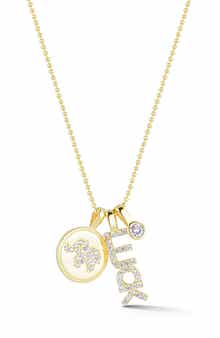 SPHERA MILANO CZ Luck Charm Necklace