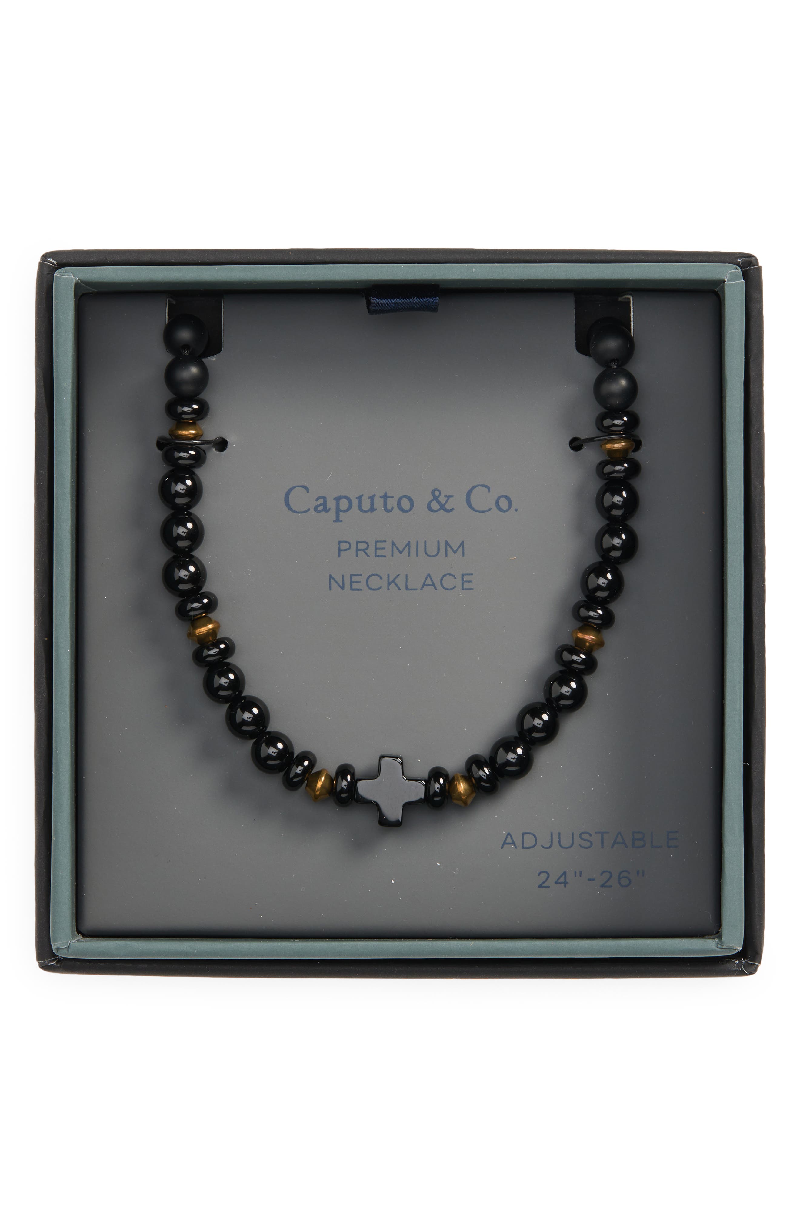Cross Gemstone Necklace
