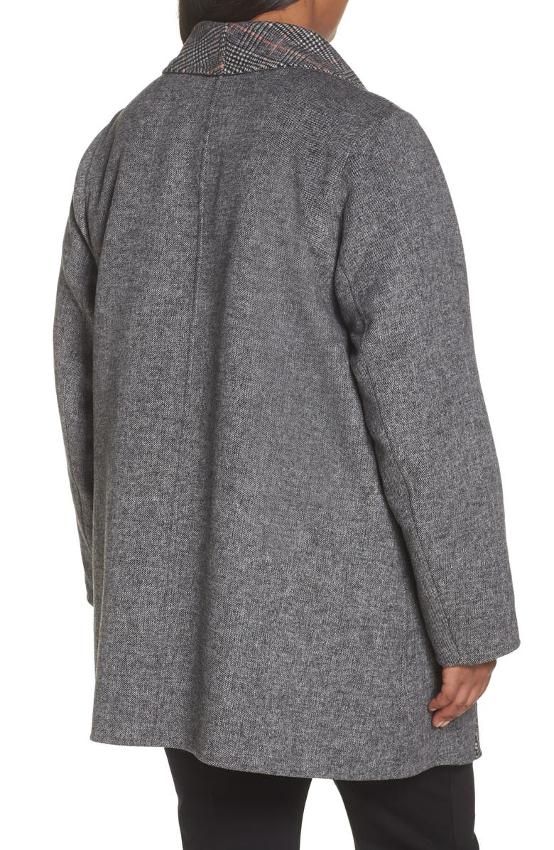 Tahari Nicky Oversize Coat, Alternate, color, 