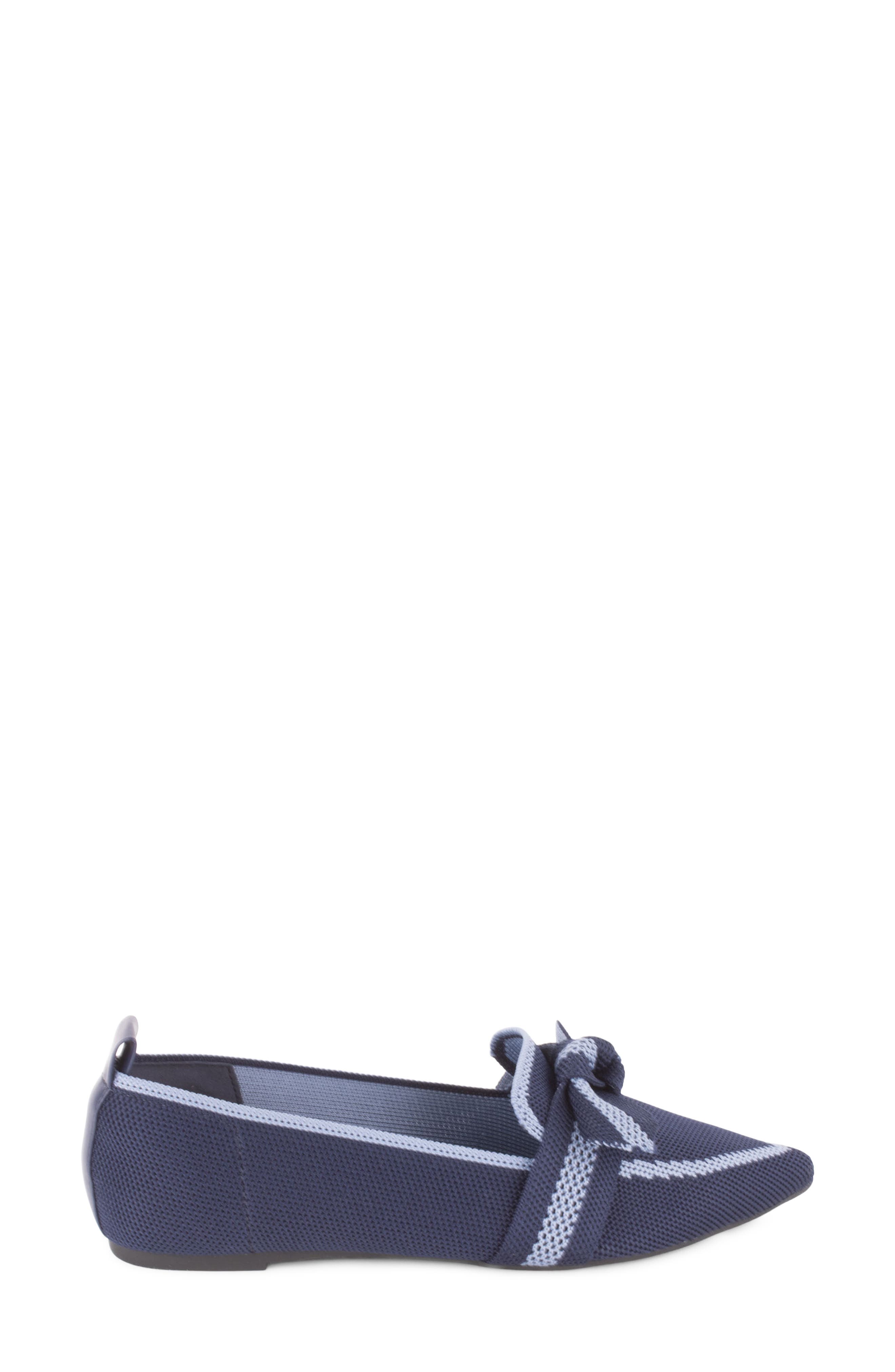 Florentia Pointed Toe Loafer, Alternate, color, NAVY