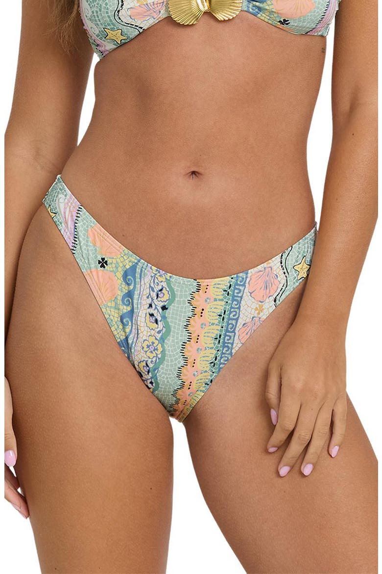 Tide Pool Maui Cheeky Bikini Bottoms, Main, color, LIGHT BLUE MULTI
