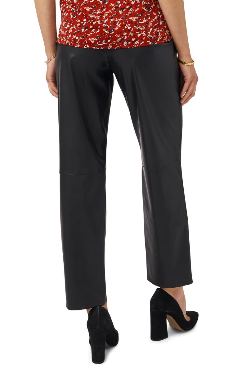 Vince Camuto Straight Leg Faux Leather Pants, Alternate, color, 