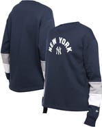 New Era Women's New Era Navy New York Yankees Gameday Crewneck Sweatshirt