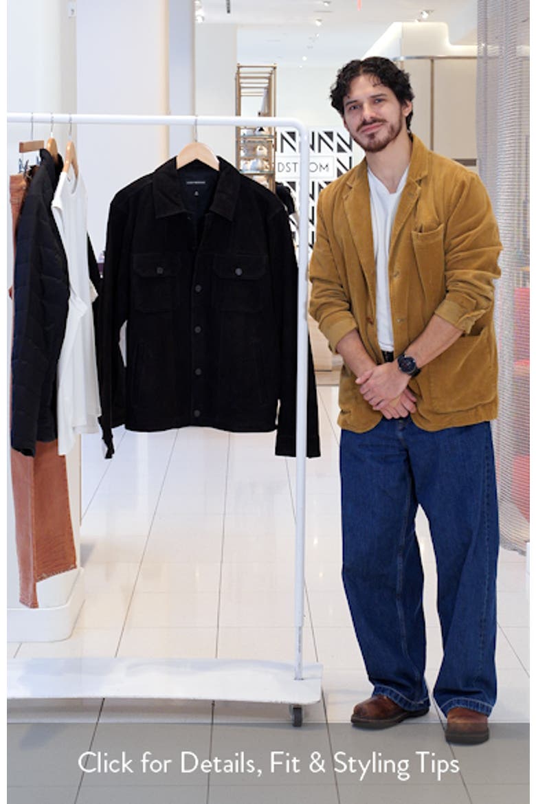 Suede Military Shirt Jacket video