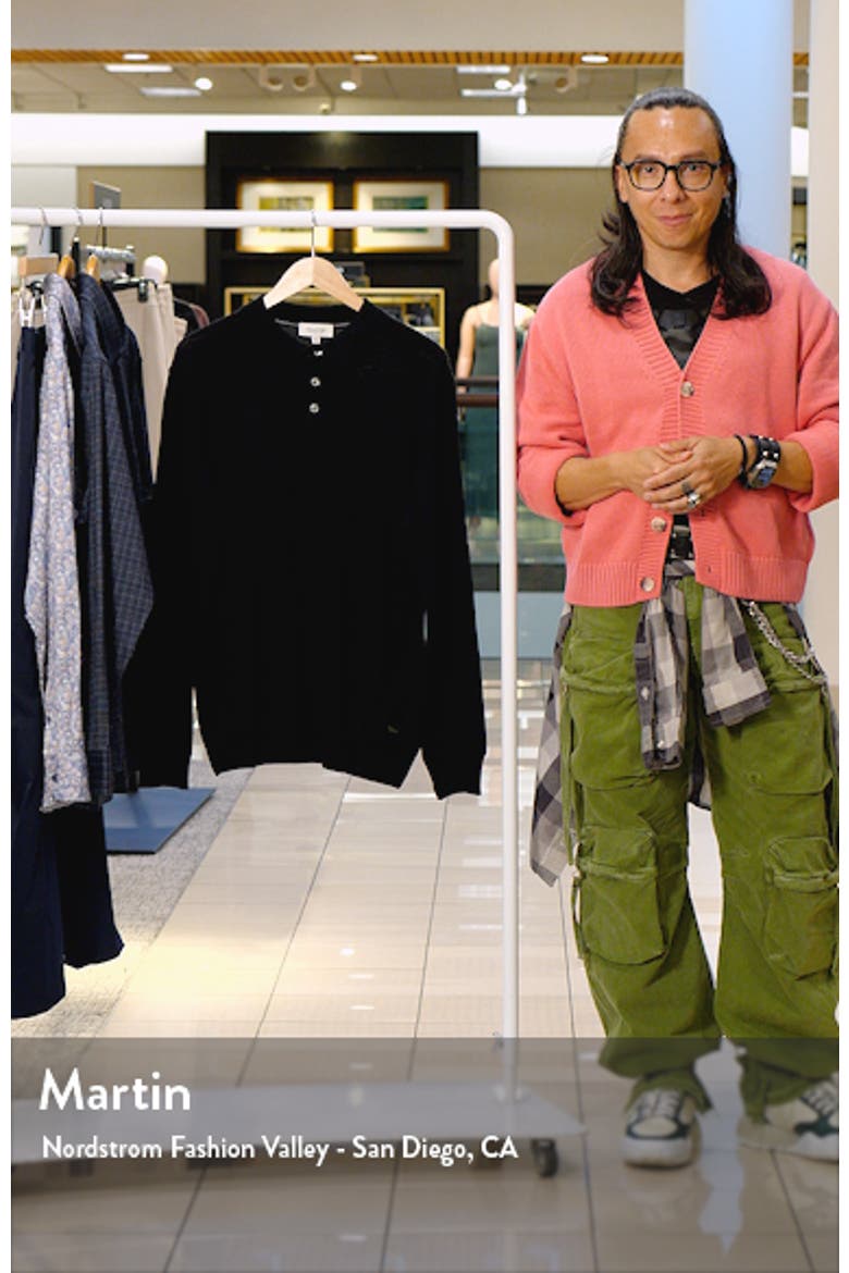 Merino Wool Polo Sweater video